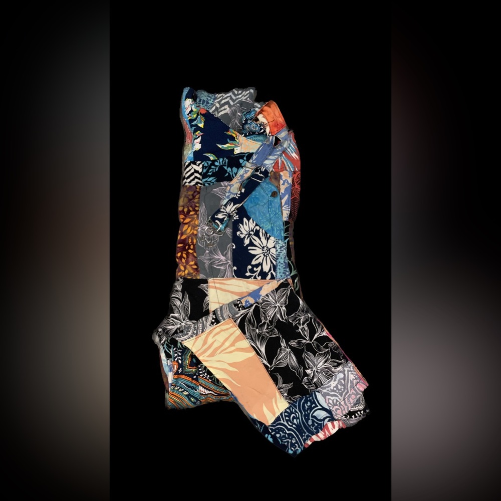 Patchwork Overalls